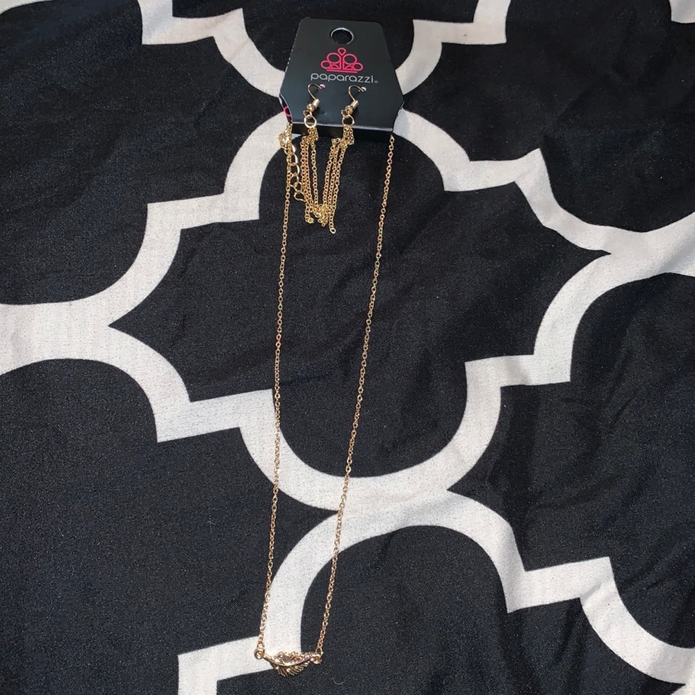 Necklace and earrings